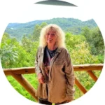 Juliet Gellatley in Bwindi