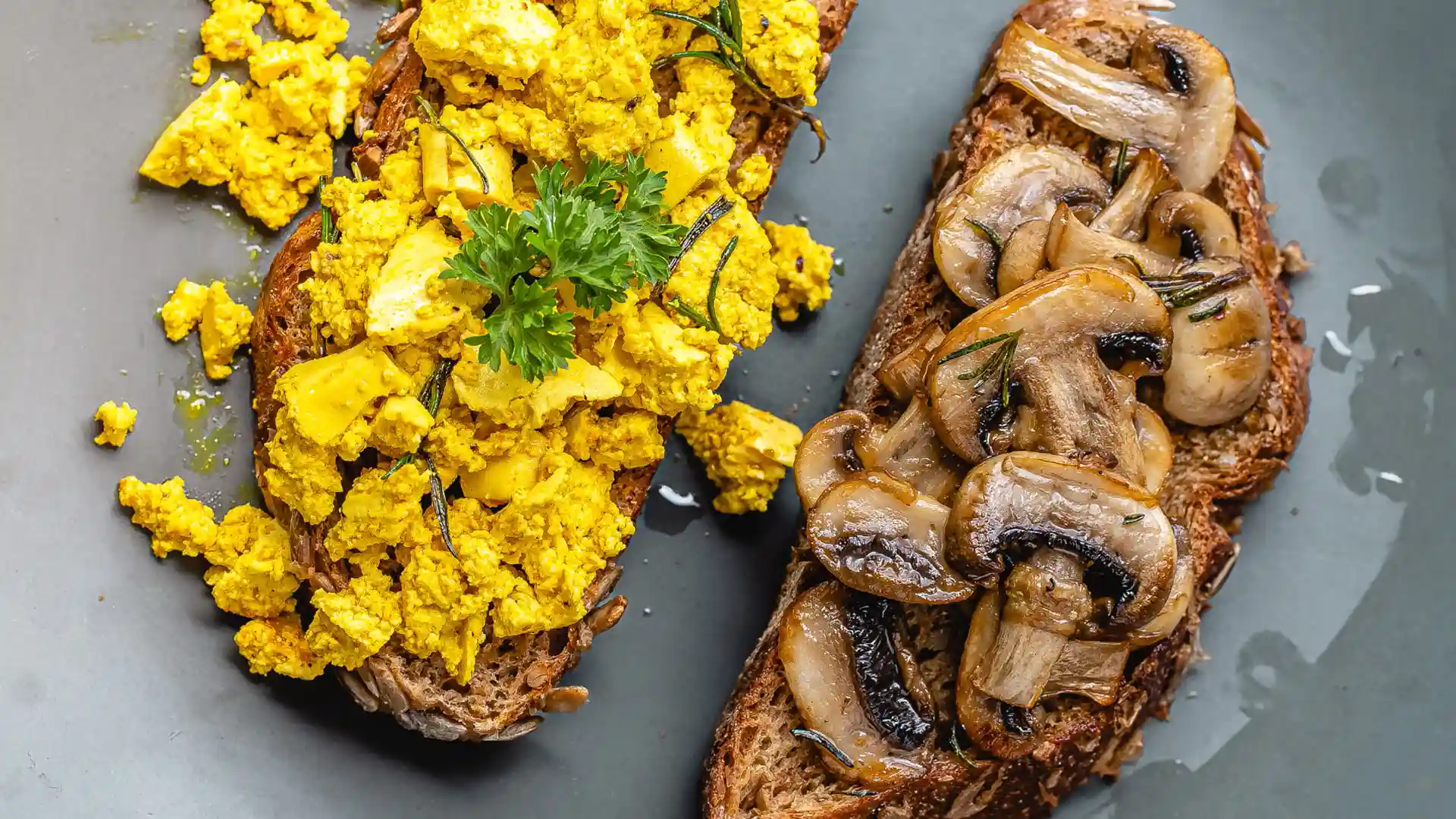 Day 5a Breakfast mushroom and tofu scramble