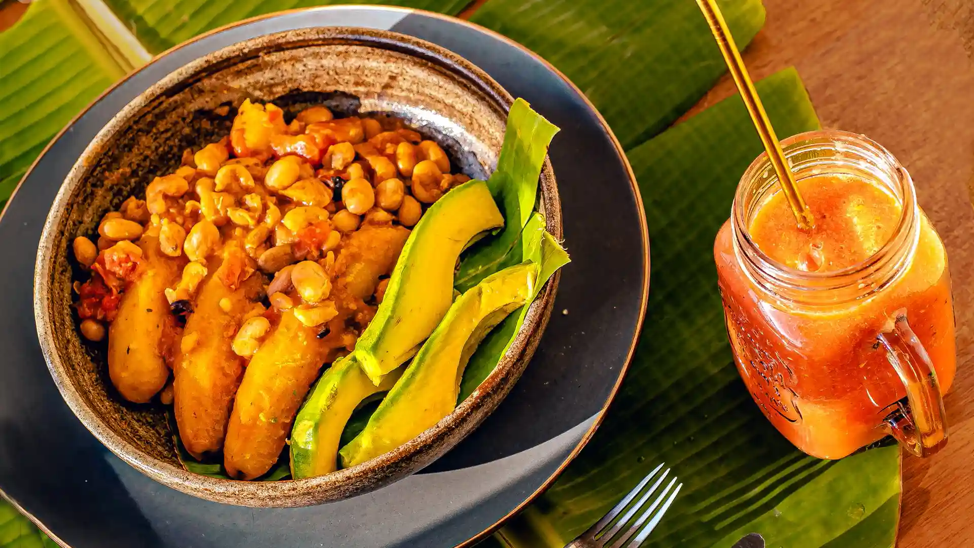 Day 5b Lunch katoogo with beans ingredients