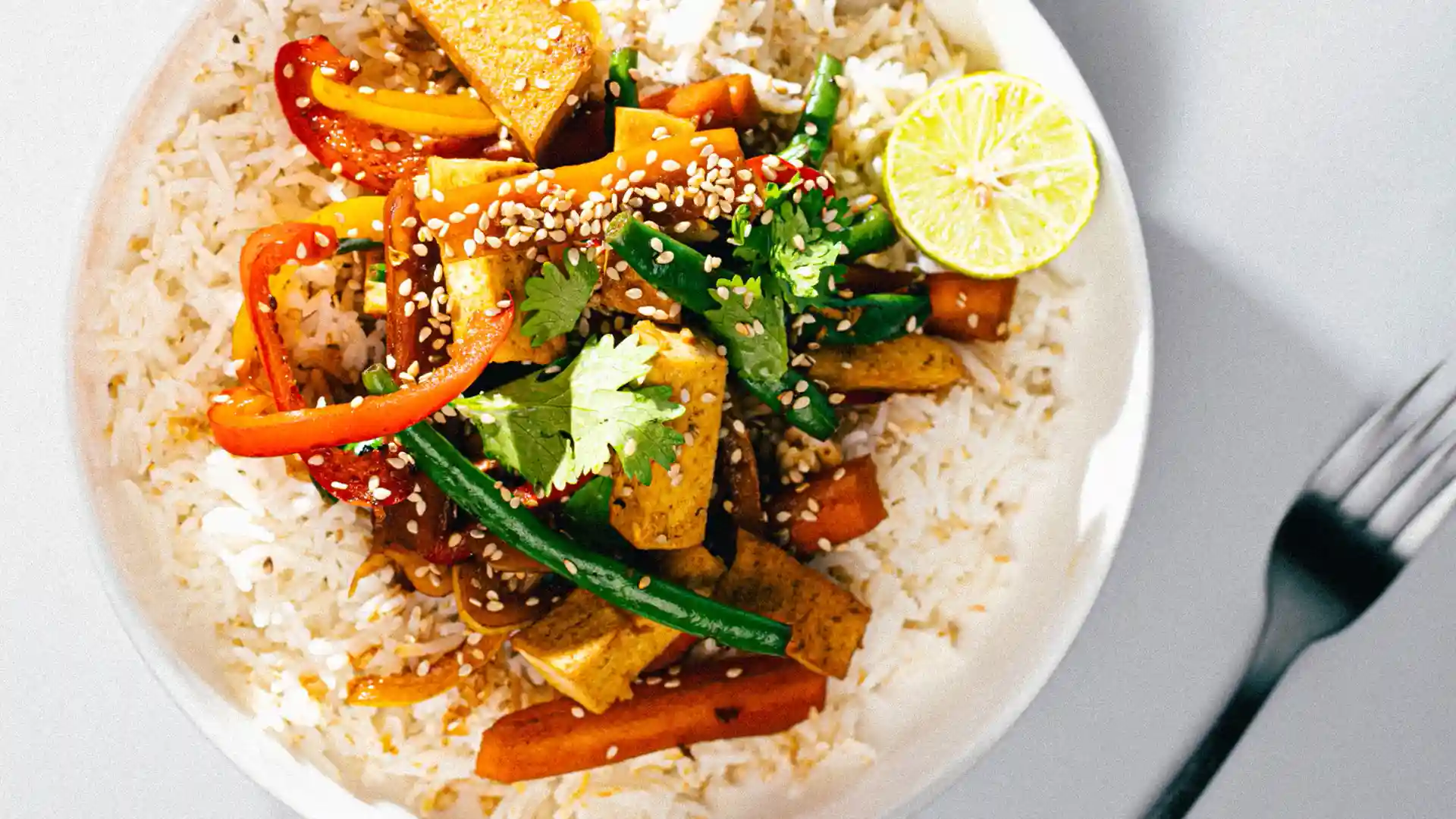 Day 6: Supper – Stir-Fried Vegetable Tofu and Rice