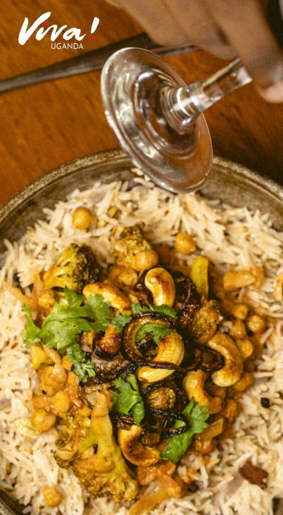 Day 7b Lunch veggie pilaou chickpea curry1 RECIPE