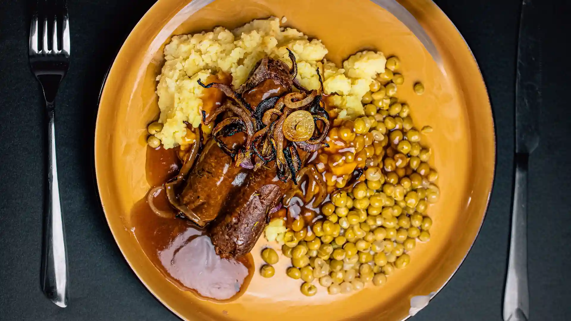 Day 7: Supper – Plant-Based Sausage & Mash